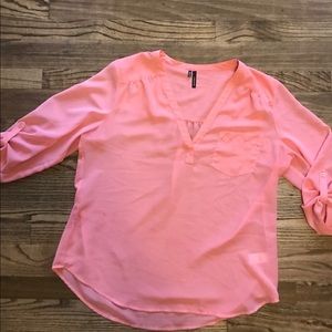 Blush dress top XL